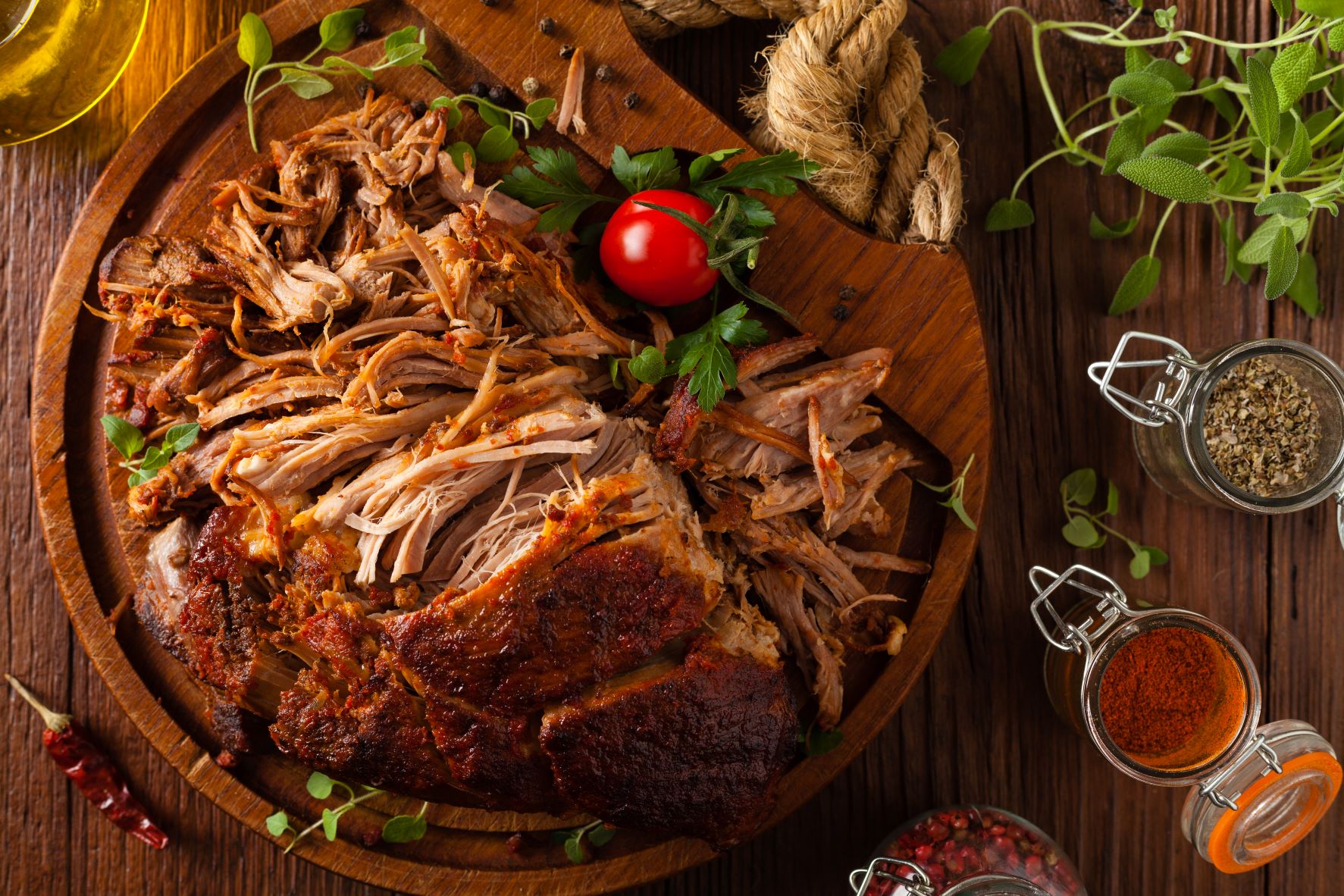 Pulled pork with BBQ sauce Recipe | Buy West Eat Best