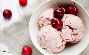 Cherry ice-cream