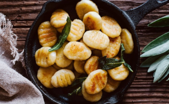 Gnocchi in browned butter & sage sauce