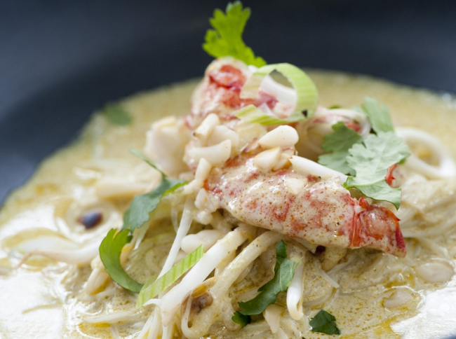 Marron laksa with lemon myrtle