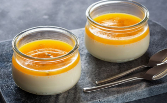 Passionfruit panna cotta