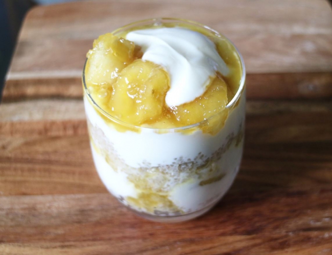 Quinoa porridge with caramelised bananas Recipe | Buy West Eat Best