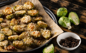 Roasted Romano Brussel sprouts
