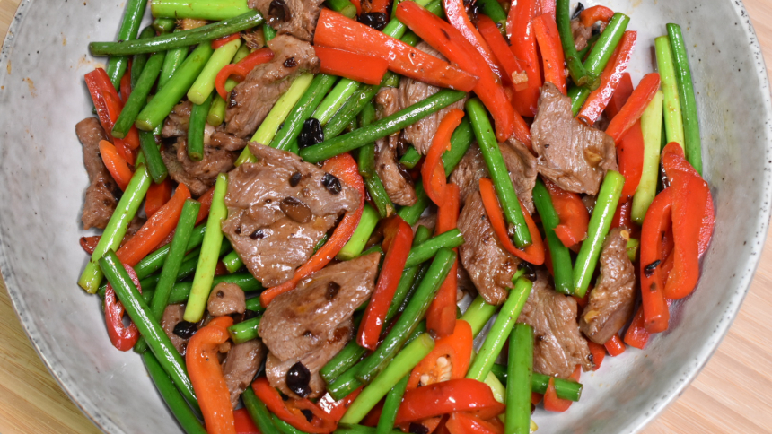 Shaoxing marinated lamb rump with black beans (9)