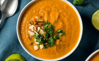 Thai sweet potato soup