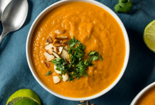 Thai sweet potato soup