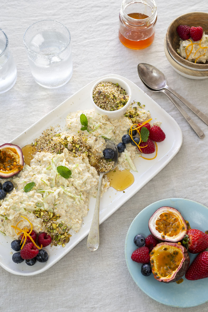 Sweet Dukkah & Lavish bircher muesli Recipe