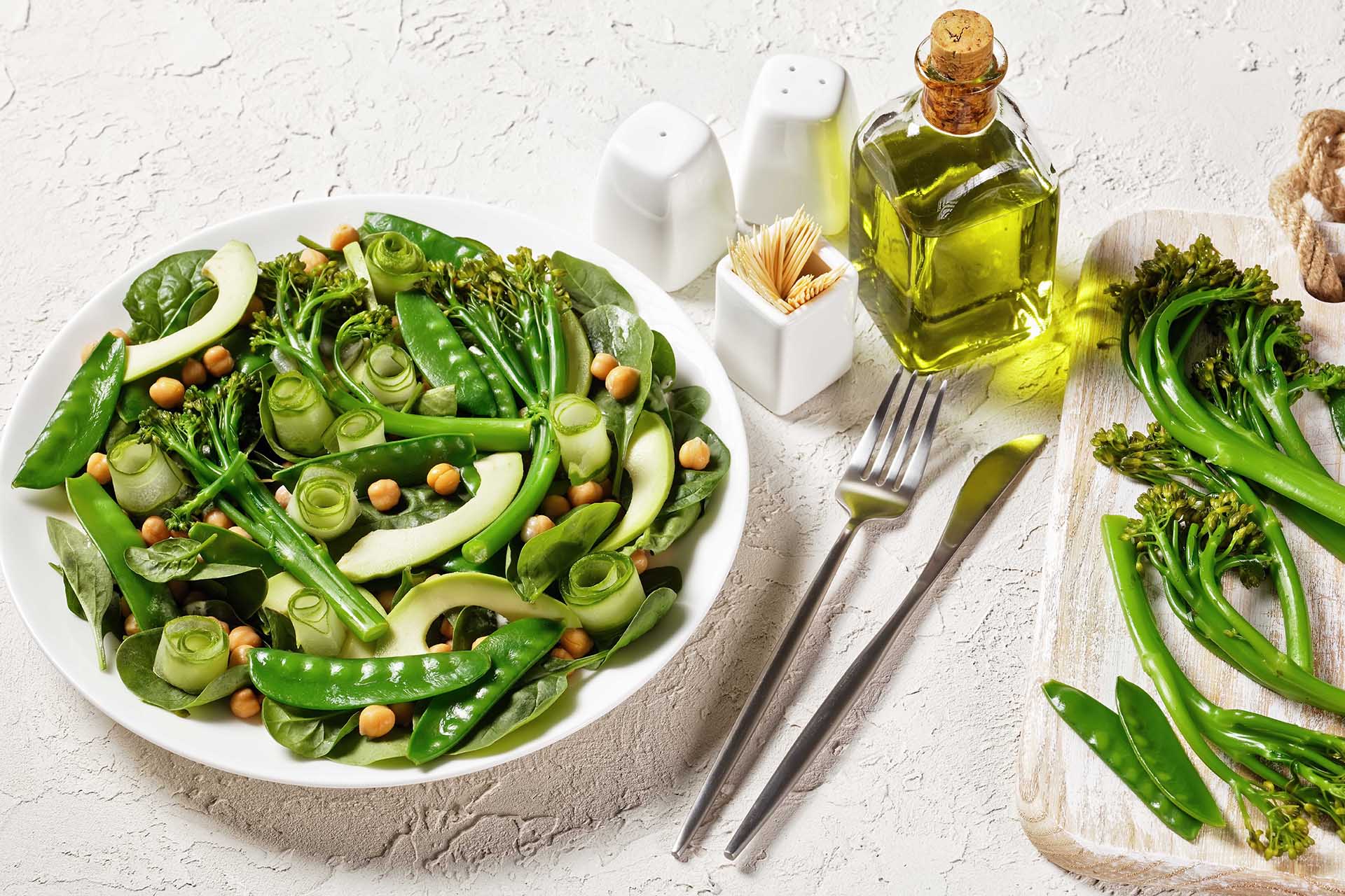 Snow pea, broccolini & avocado salad Recipe Buy West Eat Best