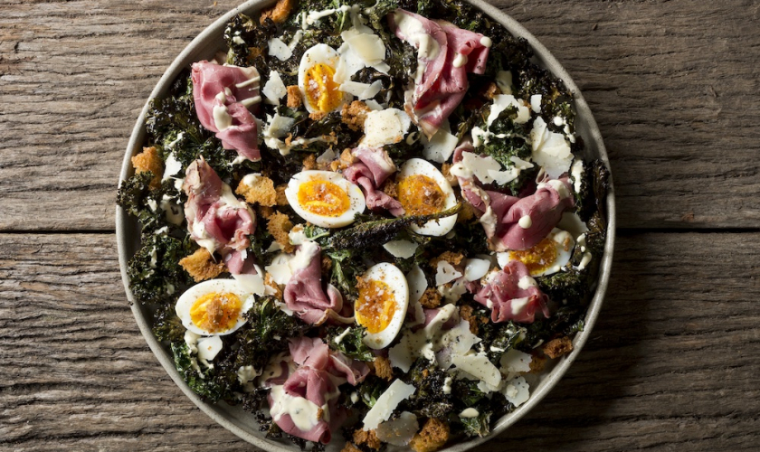 Crispy Kale Salad by Sophie Zalokar