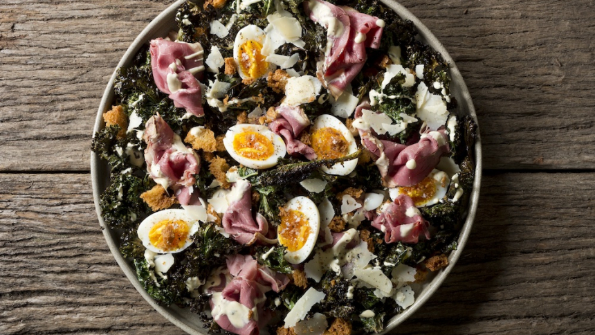 Crispy Kale Salad by Sophie Zalokar