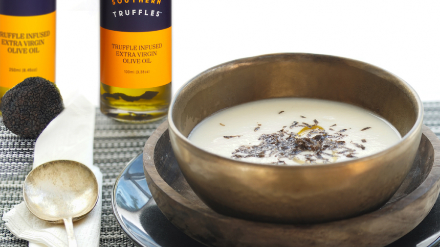 Cauliflower Soup With Great Southern Truffle Oil
