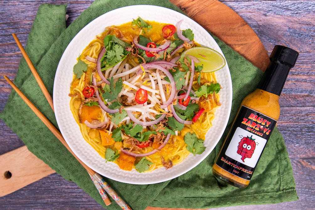 Chickpea & pumpkin laksa Recipe | Buy West Eat Best