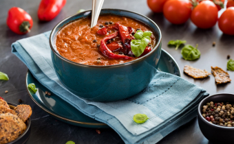A,Close,Up,View,Of,A,Bowl,Of,Roasted,Red