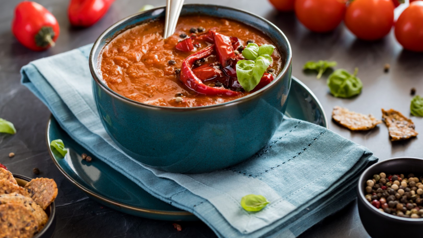 A,Close,Up,View,Of,A,Bowl,Of,Roasted,Red