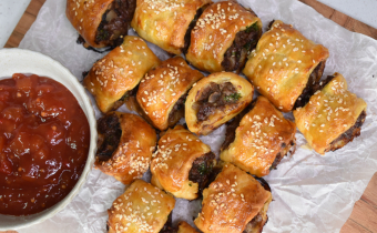Beef and Mushroom Sausage Rolls