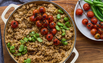 Black Garlic Risotto (Large)