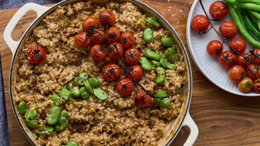 Black Garlic Risotto (Large)