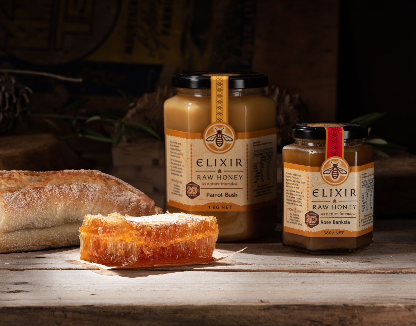 ELIXIR FIREWOOD BANKSIA 1kg オーストラリア　蜂蜜 Firewood Banksia -ELIXIR- 1kg | Honey×homesweets