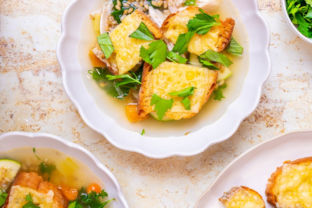 Chicken & barley soup Recipe | Buy West Eat Best