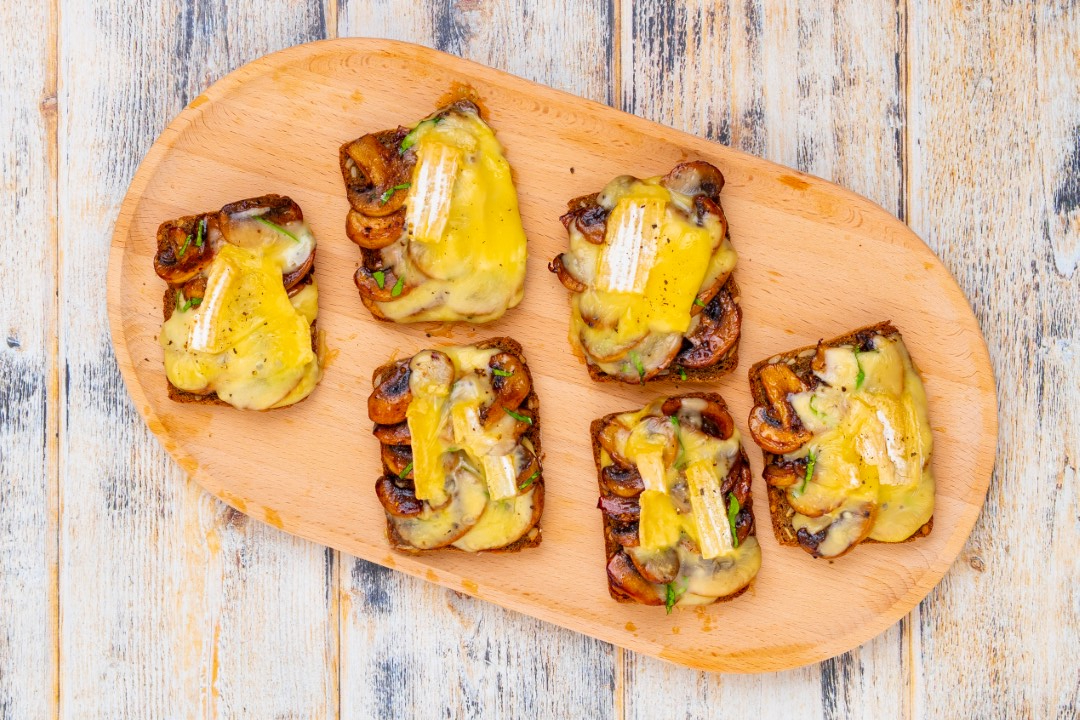 Mushroom truffle suzette toast Recipe | Buy West Eat Best