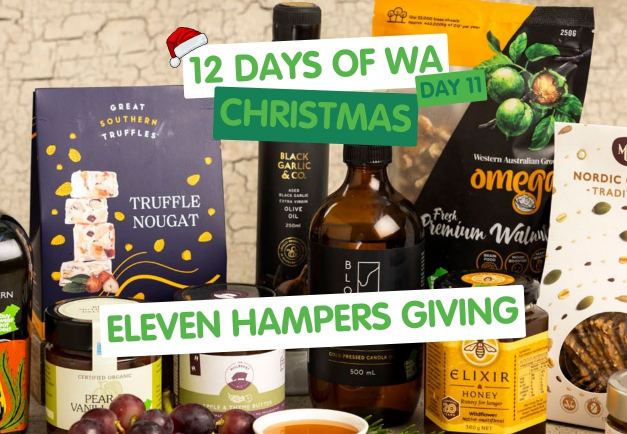 eleven hampers giving