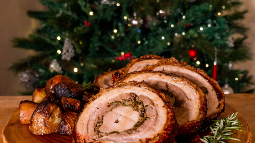 christmas porchetta
