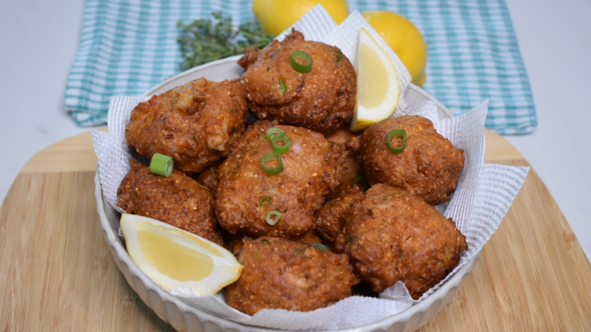 Crab Hushpuppies by Perth Munchkin
